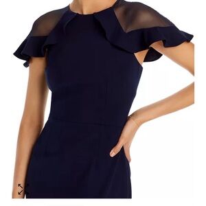 Eliza J Navy Dress! Such a fun dress for weddings! Only worn once!